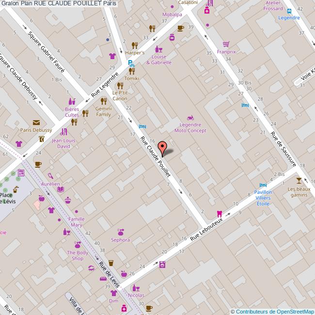 Rue claude POUILLET Paris