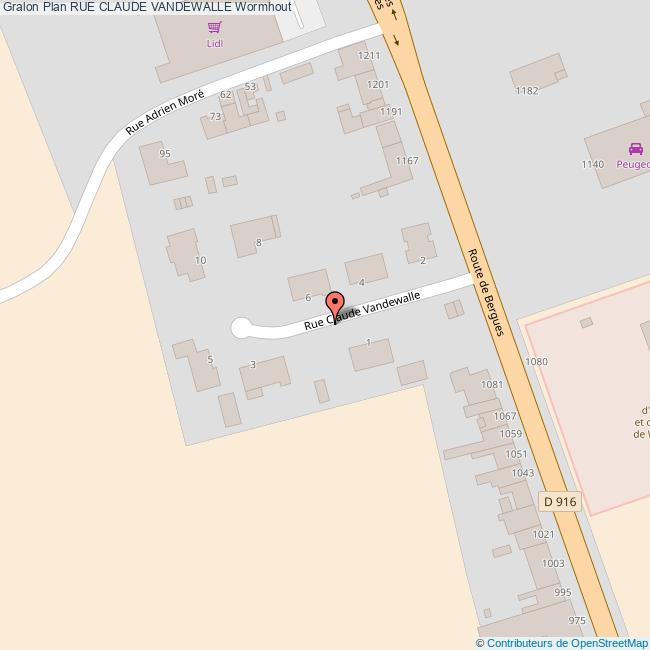 Rue CLAUDE VANDEWALLE Wormhout