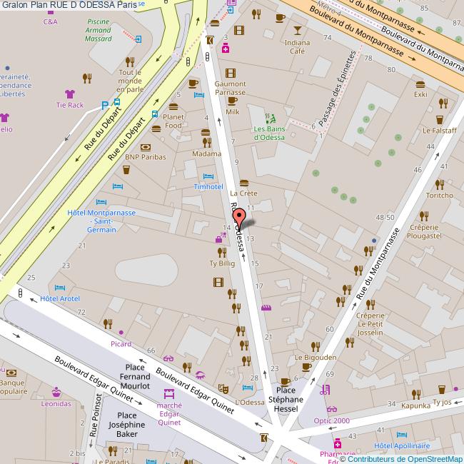 Rue d ODESSA Paris Rue d ODESSA Paris