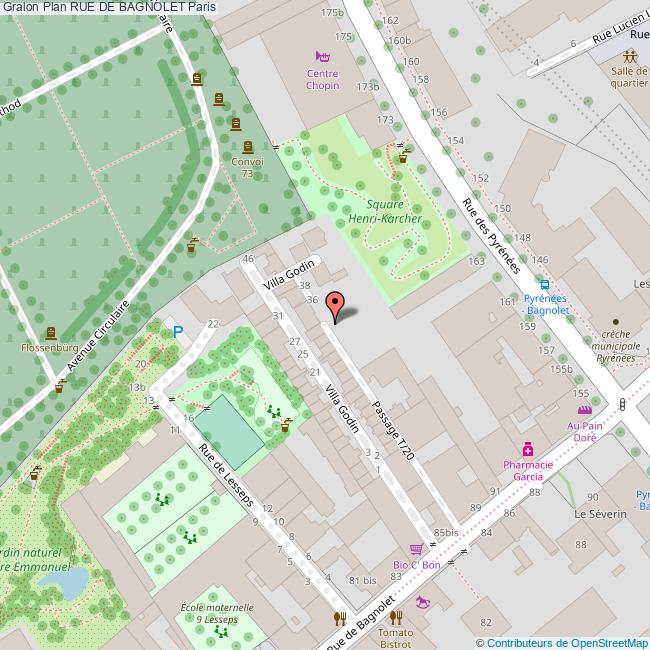 Rue de BAGNOLET Paris