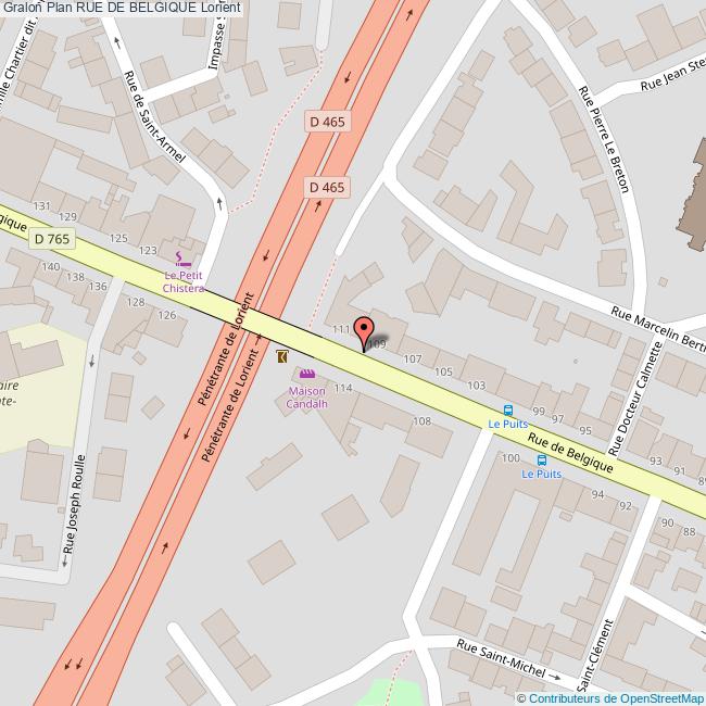 Rue de BELGIQUE Lorient