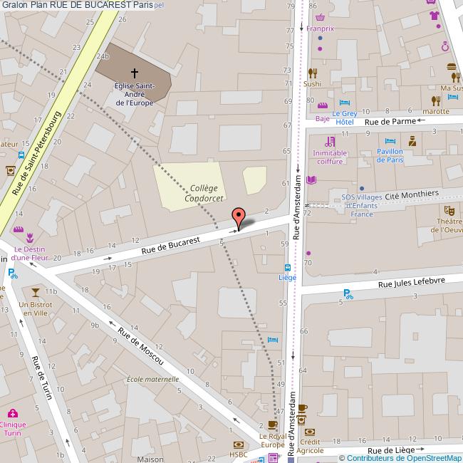 Rue de BUCAREST Paris