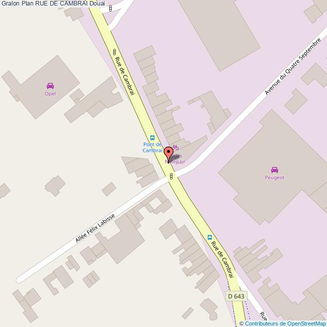 Rue de CAMBRAI Douai