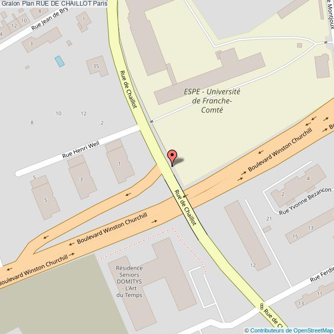 Rue de CHAILLOT Paris