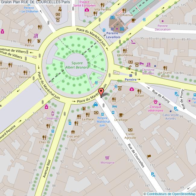 Rue de COURCELLES Paris