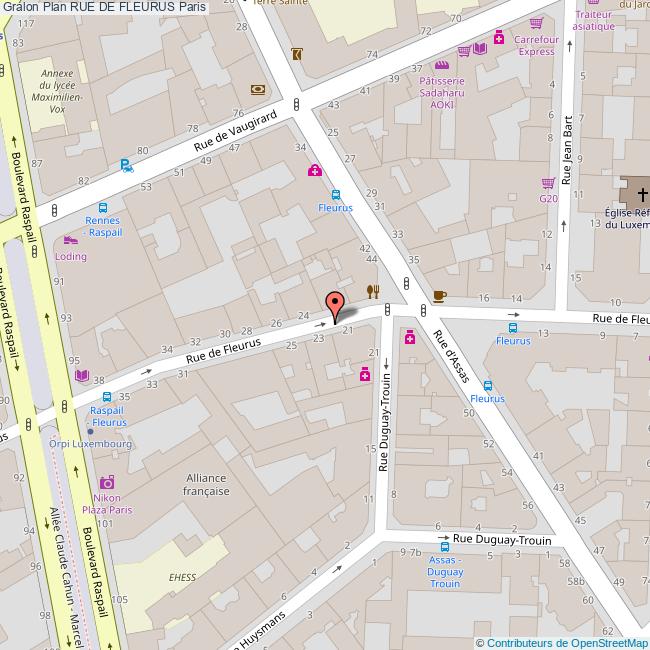 Rue de FLEURUS Paris