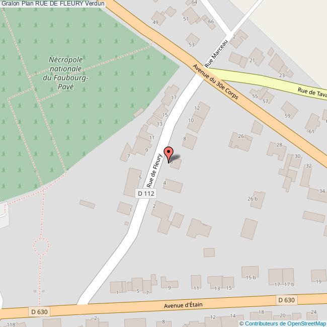 Rue de FLEURY Verdun