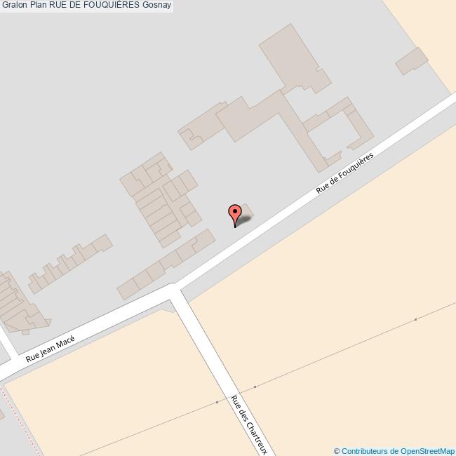 plan Rue de  FOUQUIÈRES