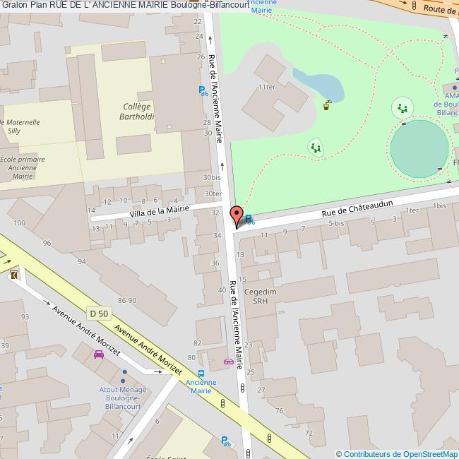 Rue de l' ANCIENNE MAIRIE BoulogneBillancourt