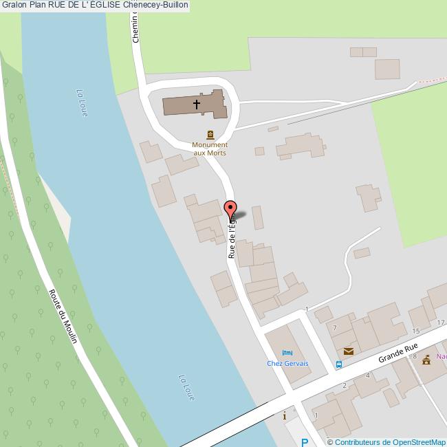 Rue de l' ÉGLISE CheneceyBuillon