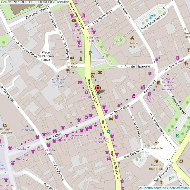 plan Rue de l'  HORLOGE
