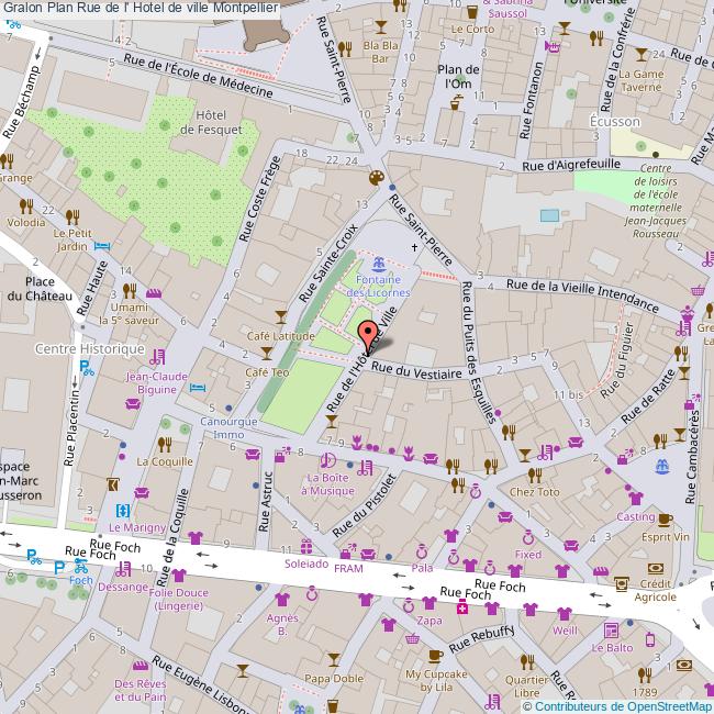 Plan ville de montpellier » Vacances - Guide Voyage