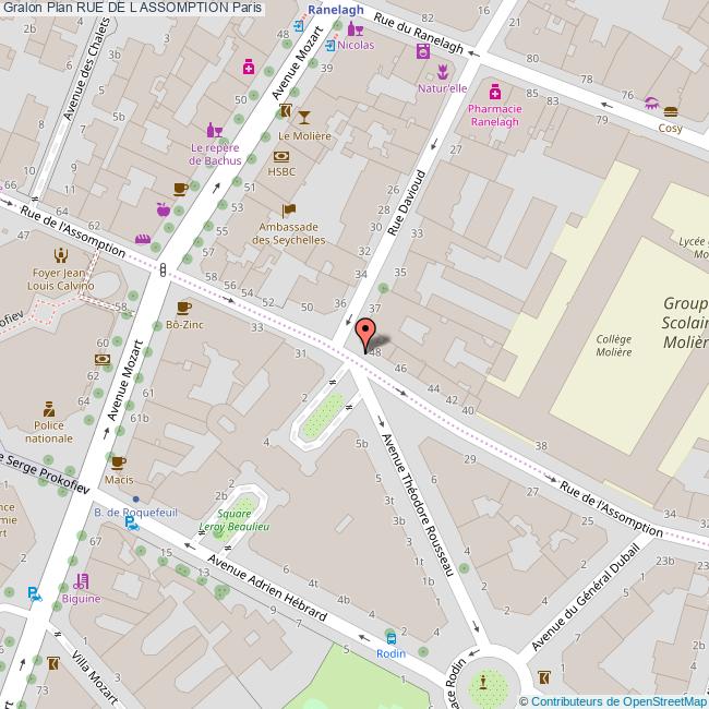 Rue de l ASSOMPTION Paris