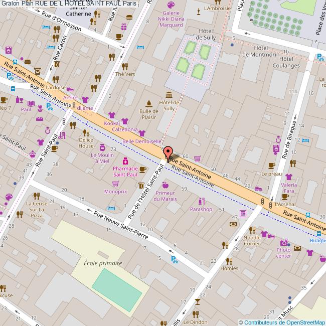 Rue de l HOTEL SAINT PAUL Paris