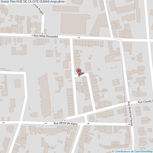 Rue de la CITÉ DUMAS Angoulême