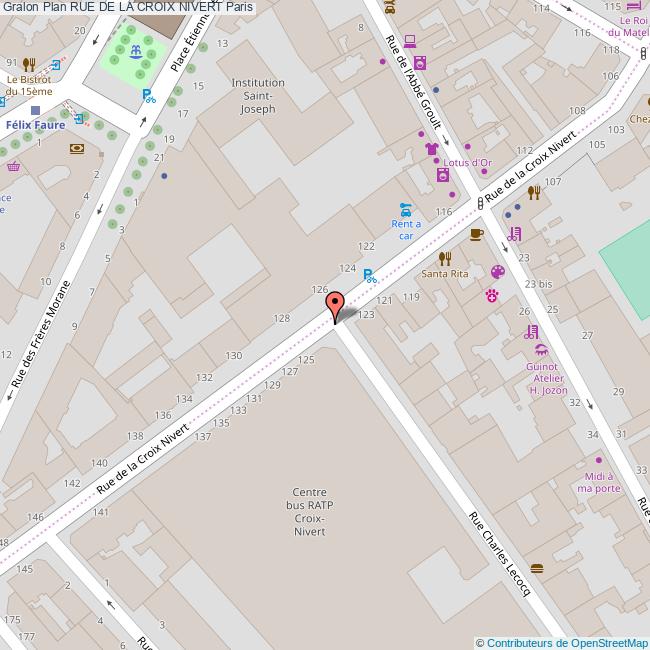 Rue de la CROIX NIVERT Paris