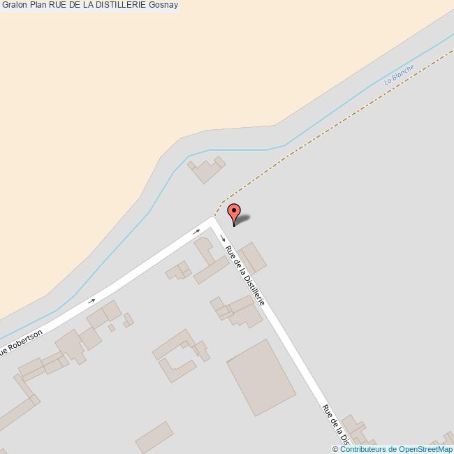 plan Rue de la  DISTILLERIE
