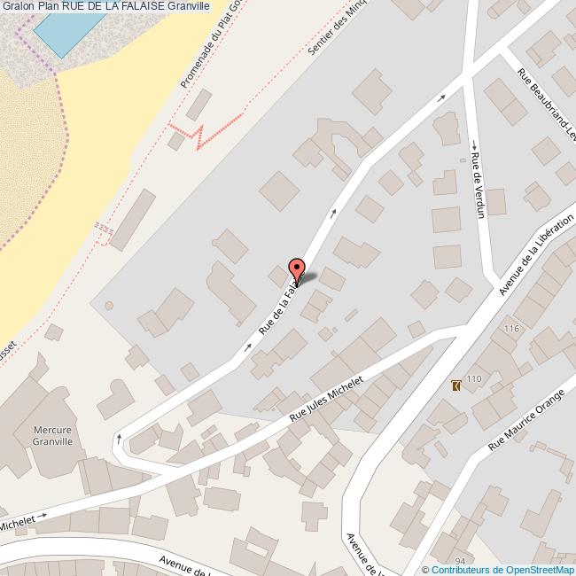 Rue de la FALAISE Granville