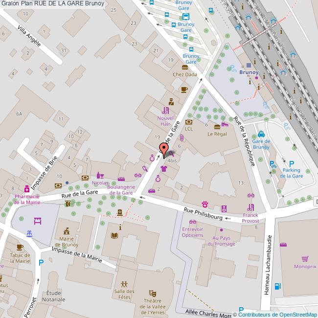 Rue de la GARE Brunoy