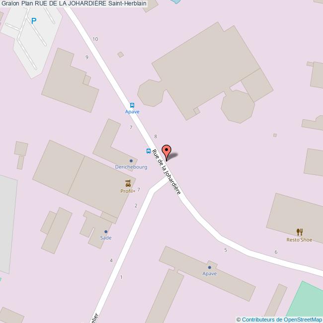 plan Rue de la  JOHARDIÈRE