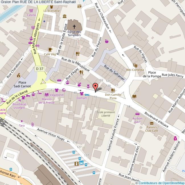 Rue de la LIBERTÉ SaintRaphaël