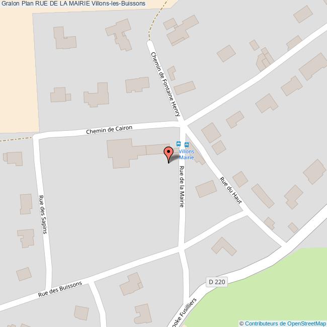 Rue de la MAIRIE VillonslesBuissons