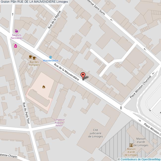 Rue de la MAUVENDIÈRE Limoges Rue de la MAUVENDIÈRE Limoges