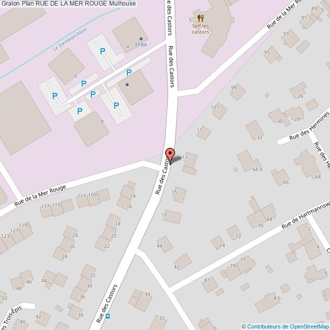 Rue de la MER ROUGE Mulhouse