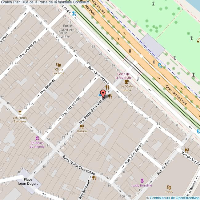 Rue de la Porte de la monnaie Bordeaux