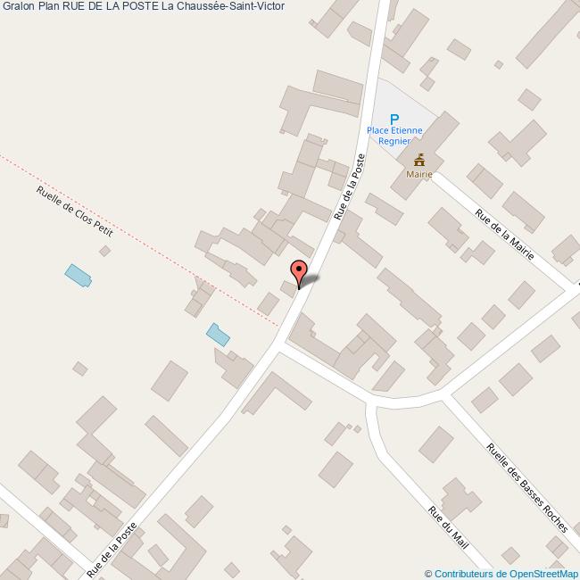 Rue de la POSTE La ChausséeSaintVictor