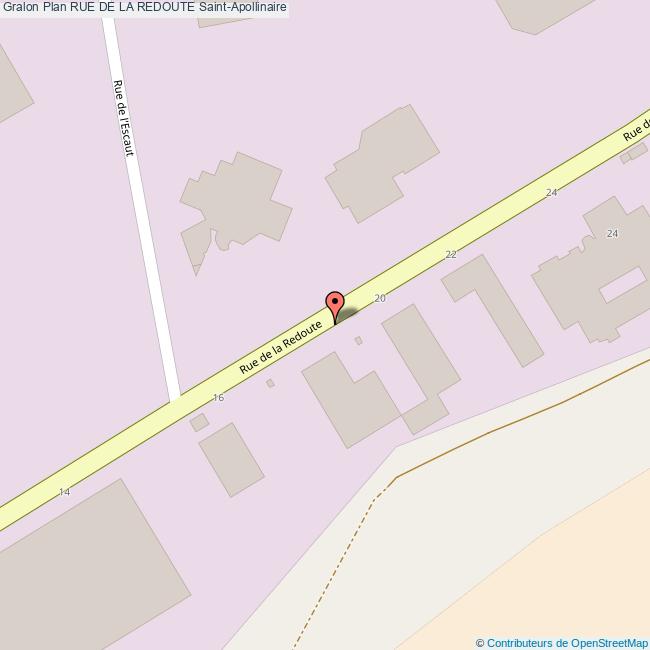Rue de la REDOUTE SaintApollinaire
