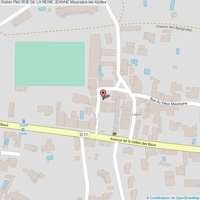 Rue de la REINE JEANNE MaussanelesAlpilles