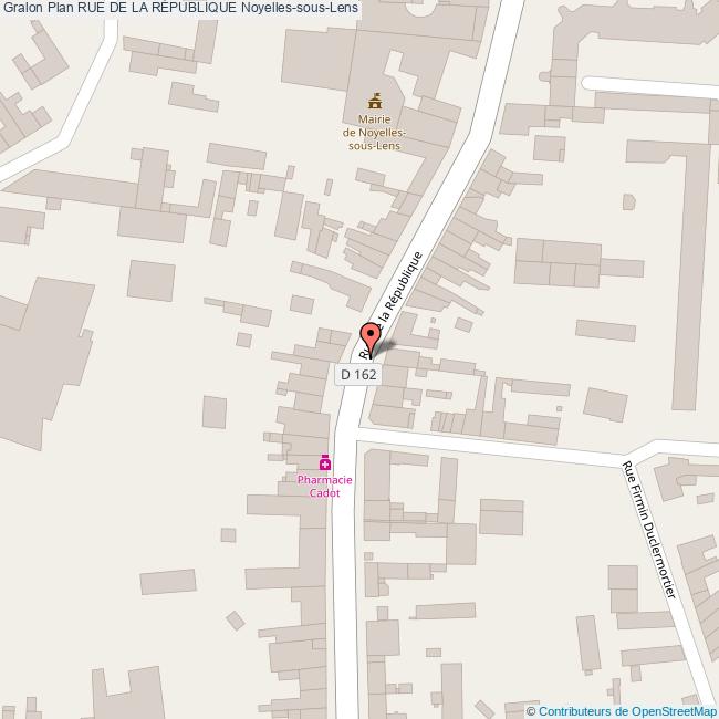 Rue de la RÉPUBLIQUE NoyellessousLens