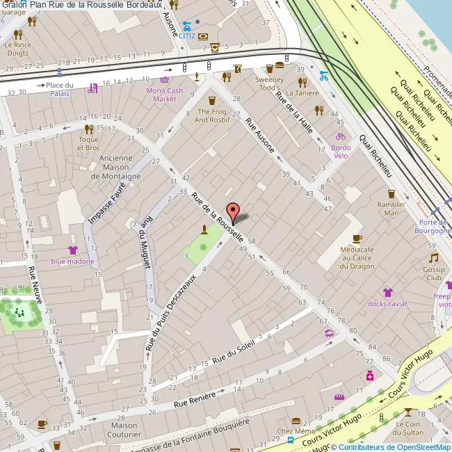 plan Rue de la  Rousselle