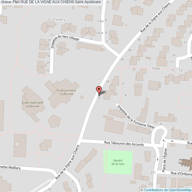 Rue de la VIGNE AUX CHIENS SaintApollinaire