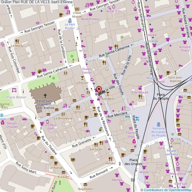 Rue de la VILLE SaintEtienne