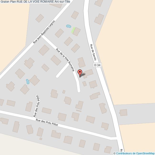 Rue de la VOIE ROMAINE ArcsurTille