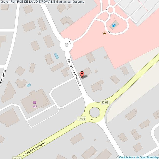 Rue de la VOIE ROMAINE GagnacsurGaronne