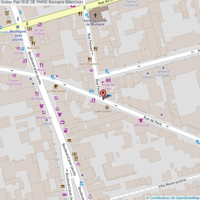 Rue de PARIS BoulogneBillancourt