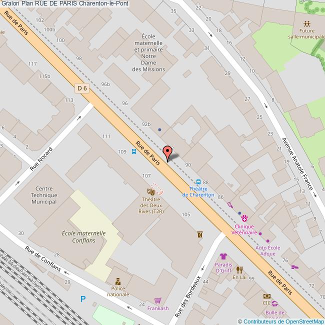 Rue de PARIS CharentonlePont