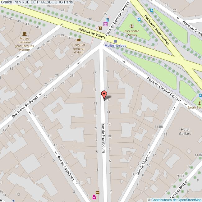 Rue de PHALSBOURG Paris