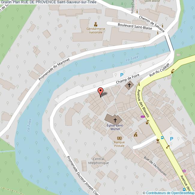 plan Rue de  PROVENCE