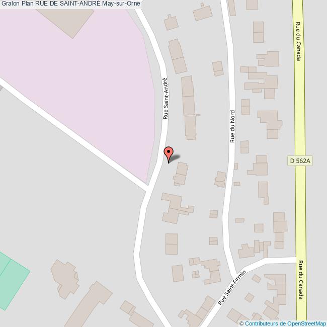 Rue de SAINT-ANDRÉ May-sur-Orne