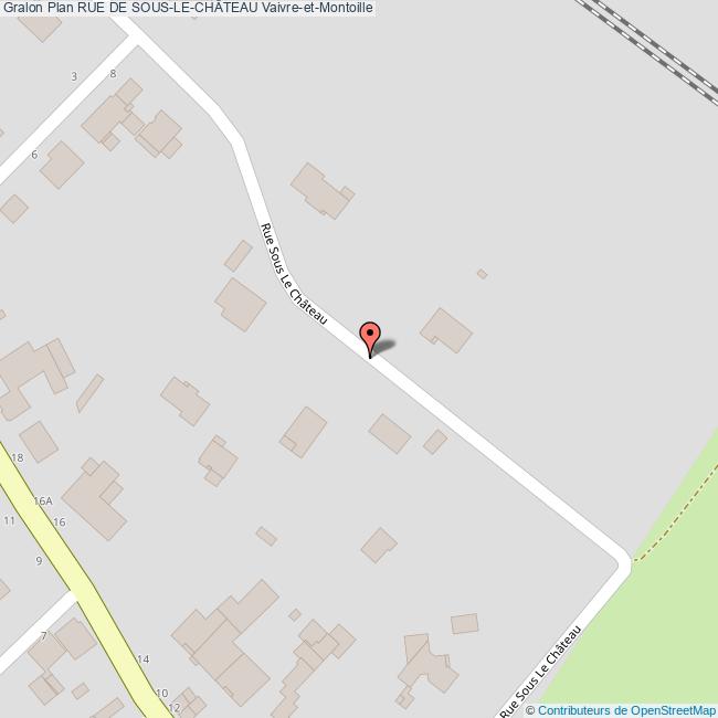 Rue de SOUS-LE-CHÂTEAU Vaivre-et-Montoille