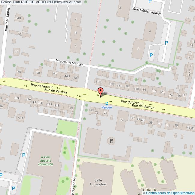 Rue de VERDUN Fleury-les-Aubrais