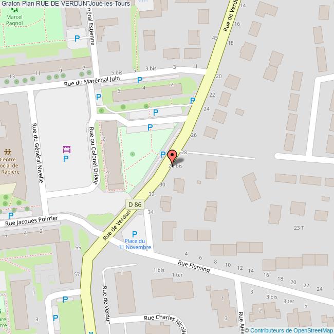 Rue de VERDUN Joué-les-Tours