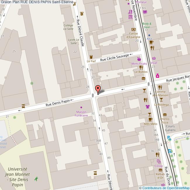 Rue DENIS PAPIN SaintEtienne