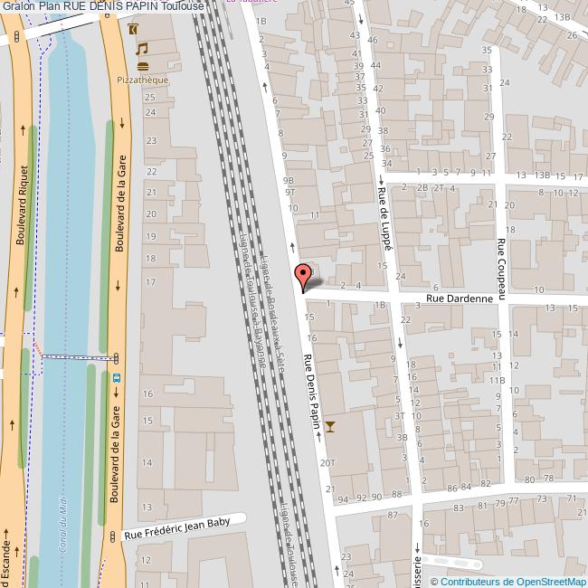 Rue DENIS PAPIN Toulouse