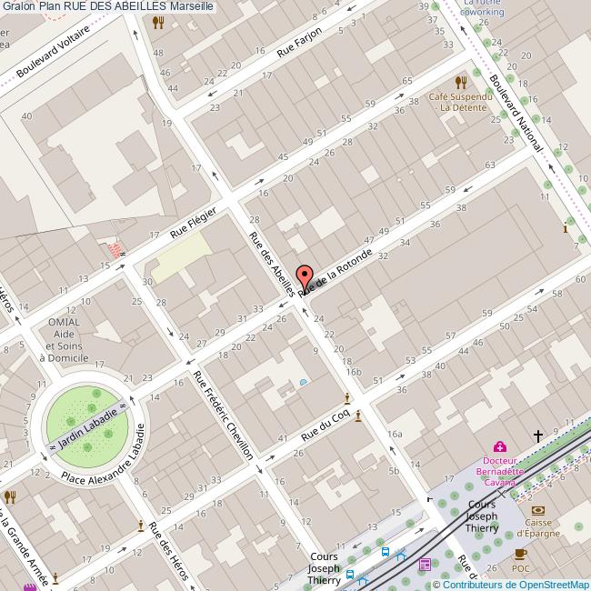 Rue des ABEILLES Marseille