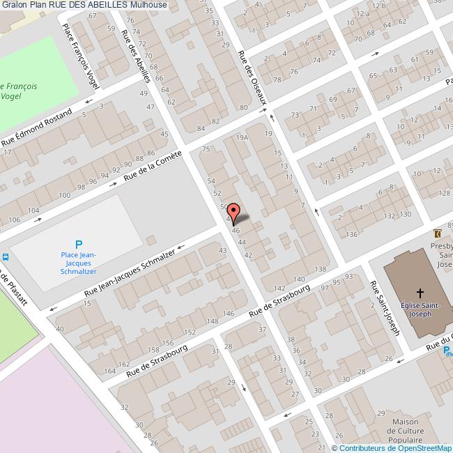 Rue des ABEILLES Mulhouse